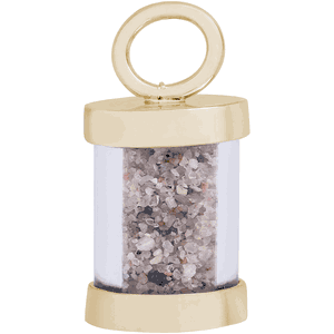 Nova Scotia Sand Capsule Charm - 10K Gold