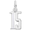 Number 15 Charm Sterling Silver - 10-1762-15-SS