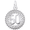 Number 50 Charm - 14K White Gold - 10-2895-50