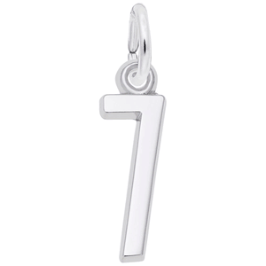 Number 7 Charm - Sterling Silver - 10-1761-7