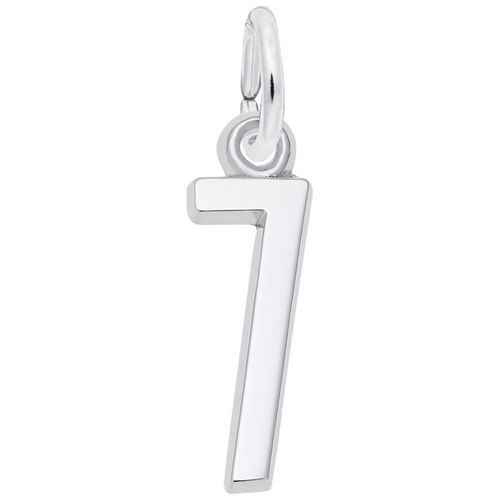 Number 7 Charm - Sterling Silver - 10-1761-7