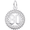 Number 80 Charm - 14K White Gold - 10-2895-80