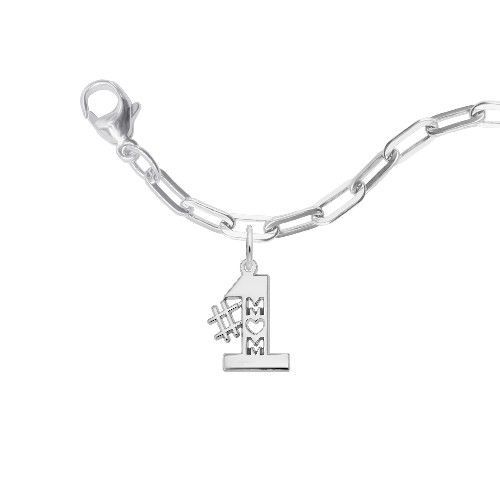 Number One Mom Bracelet Set - Sterling Silver - 27-6179-320-SS