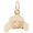 Nurse's Cap Charm 10K Gold - 10-561-0-10K