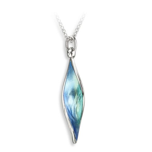 Ocean Aurora Necklace, Sterling Silver - NN0493C