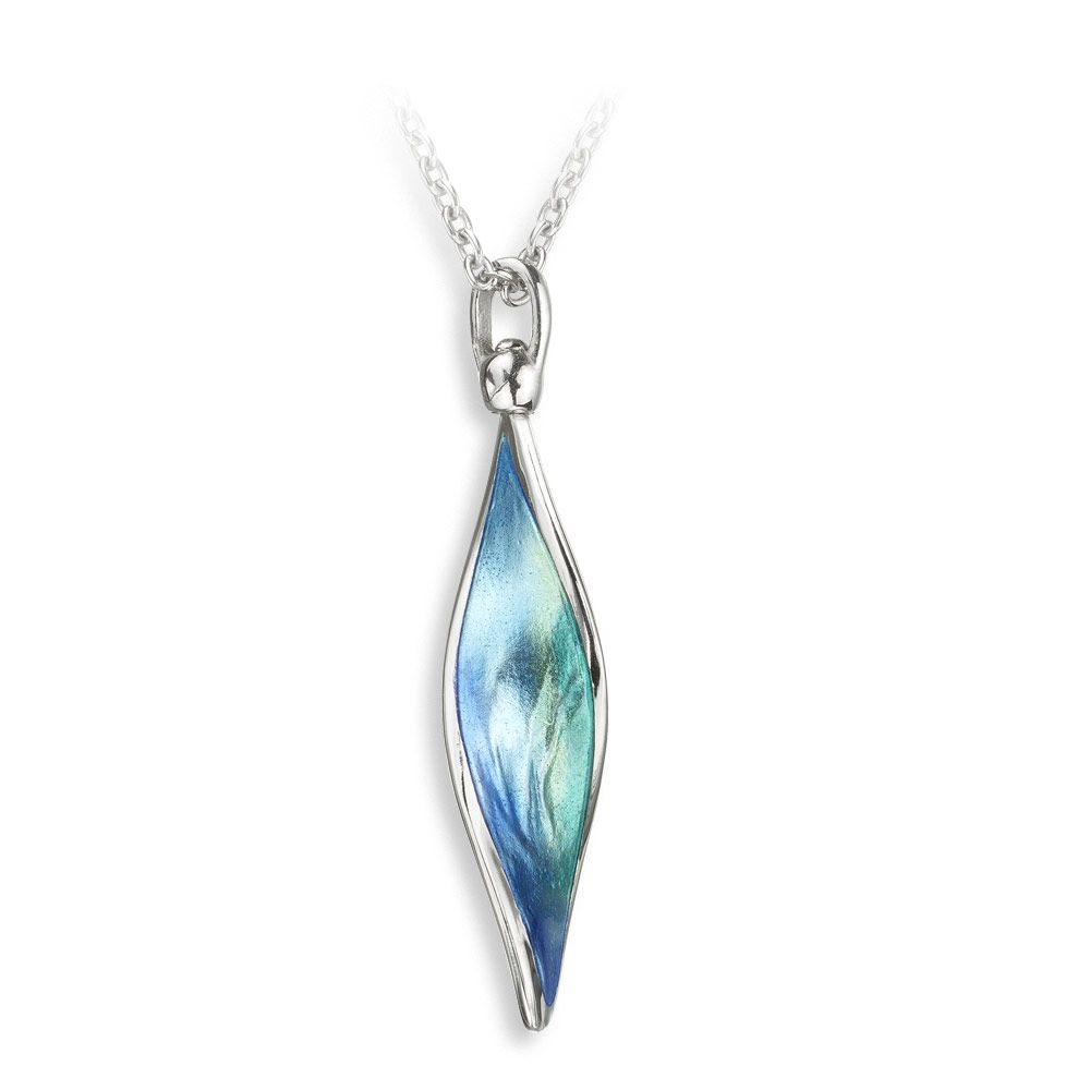 Ocean Aurora Necklace, Sterling Silver - NN0493C