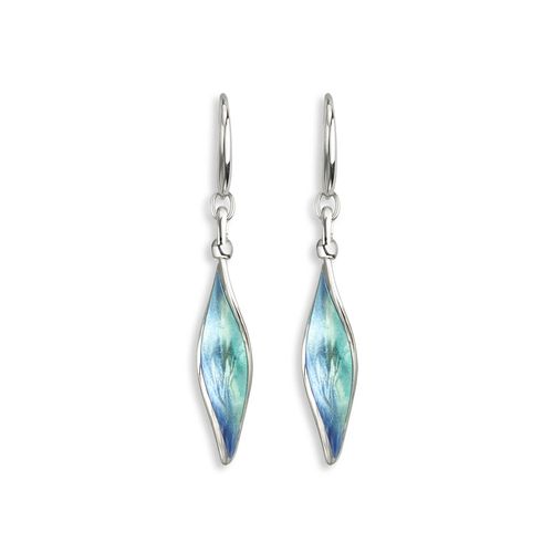 Ocean Aurora Wire Earrings, Sterling Silver - NW0493C