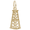 Oil Rig Charm - 10K Gold - 10-1794-10K