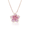 Ombre Hibiscus Flower Pendant 15mm