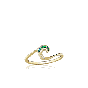 Opal Mini Wave Ring, Hawaiian Inspired  Ring, MWR-0027