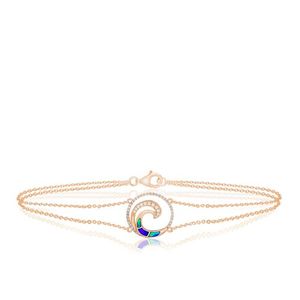 Opal Wave Deluxe Bracelet 15mm, Hawaiian Inspired  Bracelet, WOB-0009/ RG