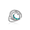 Opal Wave Deluxe Ring 19mm, Hawaiian Inspired  Ring, WOR-0012/ WG