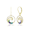 Opal Wave Leverback Deluxe Earrings 15mm, Hawaiian Inspired  Earrings, WOE-0011