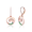 Opal Wave Leverback Earrings 15mm, Hawaiian Inspired  Earrings, WOE-0009/ RG