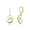 Opal Wave Leverback Earrings 19mm, Hawaiian Inspired  Earrings, WOE-0010