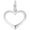 Open Heart Charm Silver - 10-3391