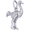 Ostrich Charm Silver - 10-2394