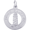 Outer Banks Lighthouse Charm White Gold - 10-2247