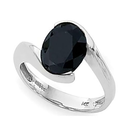 Oval Cab Onyx Ring - Sterling Silver Size 7 - 70783OX-SS