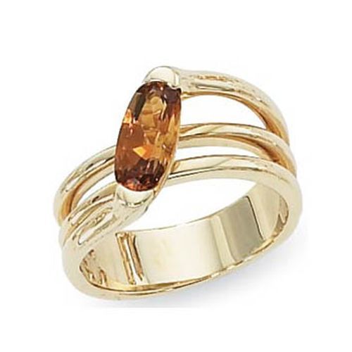 Oval Citrine Ring - 14K Yellow Gold Size 7 - 70769CI