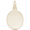 Oval Disc Charm 14K Gold - 10-4770