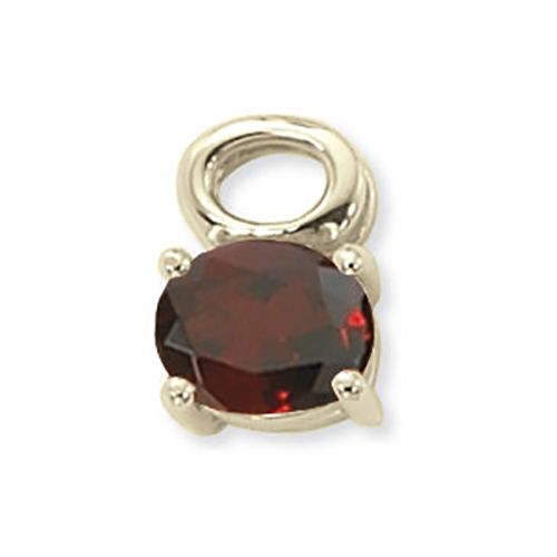 Oval Garnet Pendant - 14K Yellow Gold - 80369GA