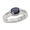 Oval Iolite Ring - 14K White Gold Size 7 - 70639IOWG