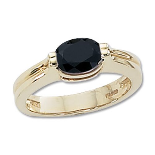 Oval Onyx Ring - 14K Yellow Gold Size 7 - 70639OX