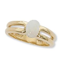 Opal Yellow Gold Rings