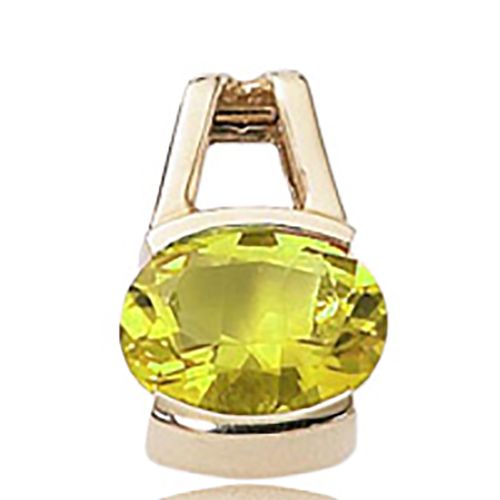 Oval Oro Verde Pendant - 14K Yellow Gold - 80294OV