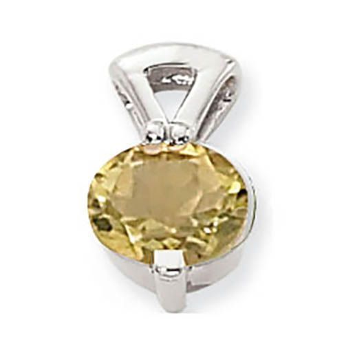 Oval Oro Verde Pendant - Sterling Silver - 80370OV-SS