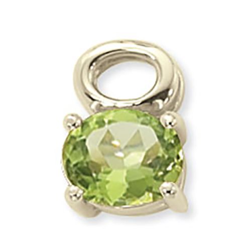 Oval Peridot Pendant - 14K Yellow Gold - 80369PE
