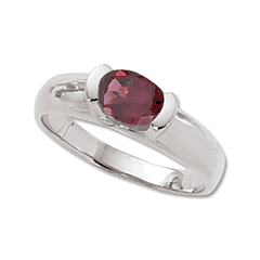 Rhodolite White Gold Rings