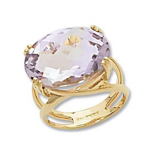 Oval Rose De France Ring - 14K Yellow Gold Size 7 - 70798RDF