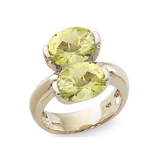 Ovals Oro Verde Ring - 14K Yellow Gold Size 7