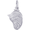 Oyster Charm White Gold - 10-2009