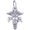 PA Caduceus Charm - 14K White Gold