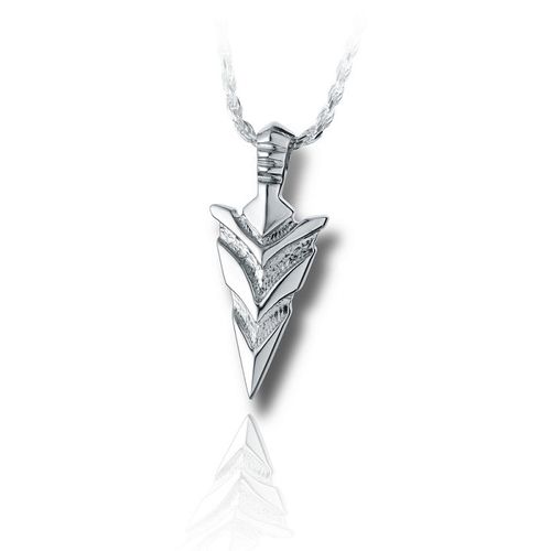 Pacific Urns Necklace For Ashes Arrow Head In Sterling Silver