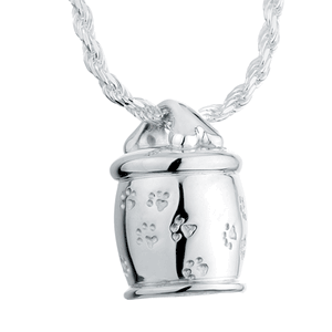 Pacific Urns Pet Cremation Necklace Dog Cookie Jar