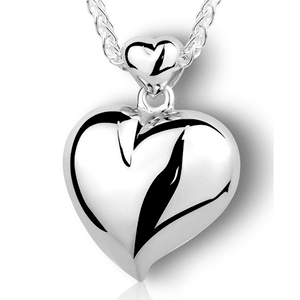 Pacific Urns Dual Chamber Heart Pendant