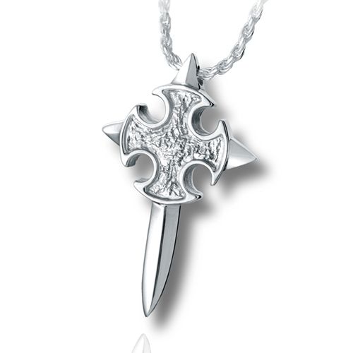 Pacific Urns Necklace For Ashes Excalibre 14K In Yellow Gold