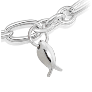 Pacific Urns Cremation Jewelry Fish Charm