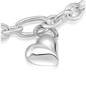 Pacific Urns Cremation Jewelry Heart Charm