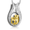 Pacific Urns Jewelry For Ashes Family Pendant 2+2 2 Tone