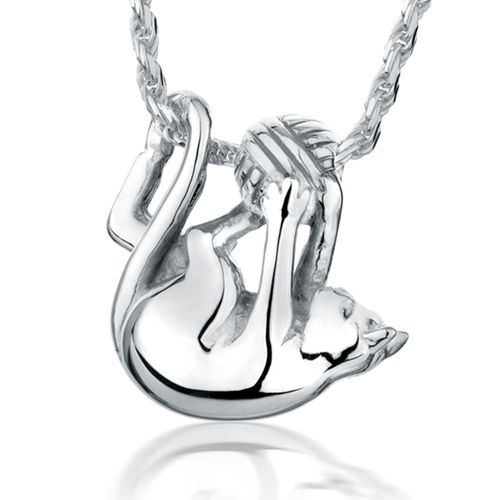 Pacific Urns Pet Cremation Necklace Kitten and Yarn