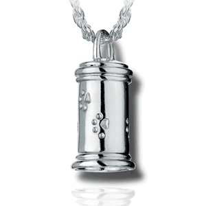 Pacific Urns Pet Cremation Necklace Large Pet Traditional