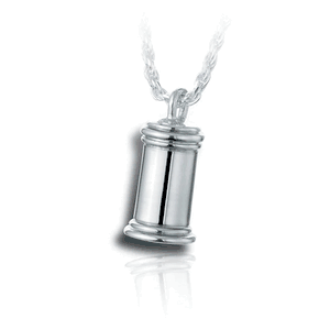 Pacific Urns Necklace For Ashes Large Traditional In Sterling Silver