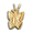 Pacific Urns Necklace For Ashes Butterfly 14K In Yellow Gold