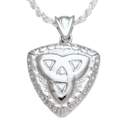 Pacific Urns Necklace For Ashes Celtic Trinity Knot 14K In Yellow Gold