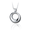 Pacific Urns Necklace For Ashes Circle Pendant In Sterling Silver